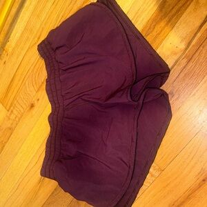 Maroon Lulu shorts size 10